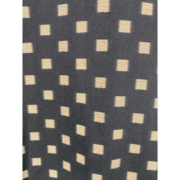 Chicos Shirt Womens XXL Black Brown Long Sleeve Non Iron Career Cotton Blouse - Picture 3 of 10